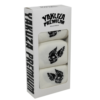 YAKUZA PREMIUM pánské ponožky YPSO3882 bílé