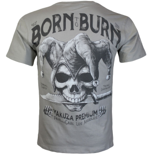 YAKUZA PREMIUM pánské tričko YPS 3910 světle šedé