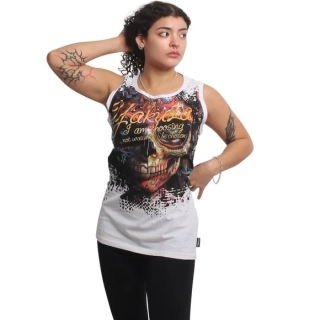 YAKUZA DAMSKÉ TRIKO CHOOSEN URBAN TANK WHITE