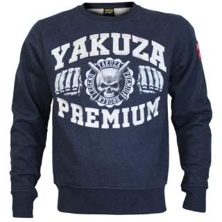 YAKUZA PREMIUM pánská mikina YPP 3820 tmavě modrá