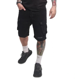 YAKUZA Pánské kraťasy SHARDS CSB 23004 černé