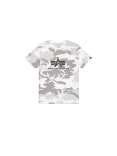 ALPHA INDUSTRIES pánské tričko BASIC BIG LOGO CAMO 100501C/385 maskáčové