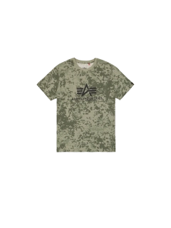 ALPHA INDUSTRIES pánské tričko BASIC BIG LOGO CAMO 100501C/905 maskáčové