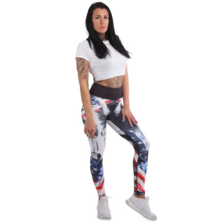 YAKUZA dámské legíny CAPTURE THE FLAG LEGGINGS black