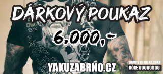 DÁRKOVÝ POUKAZ 6000,- Kč