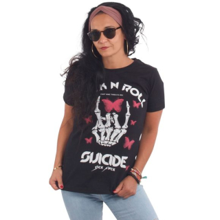 YAKUZA dámské tričko SUICIDE CREW NECK T-SHIRT black
